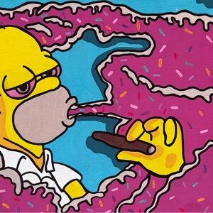 Colorful Cartoon Canvas Art